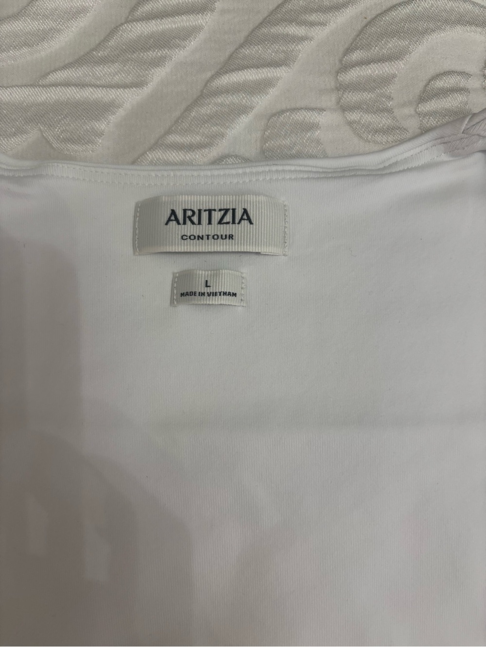 NWOT Aritzia White Original Contour Esteem Bodysuit Size L - Picture 5 of 8